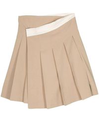 Low Classic - Pleated Midi Wrap Skirt - Lyst