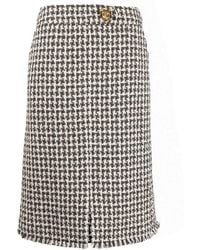 Lanvin - Tweed Pencil Skirt - Lyst