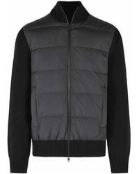 Moncler - Tricot' Virgin Wool Cardigan - Lyst