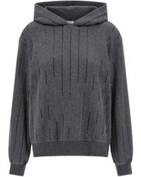 Brunello Cucinelli - Micro Sequin Hoodie - Lyst