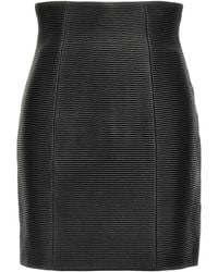 Balmain - 'Hw Rolled' Skirt - Lyst
