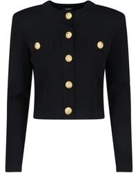 Balmain - Caridgan Crop - Lyst