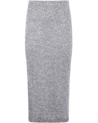 D. EXTERIOR - Soft Sequins Straight Skirt - Lyst