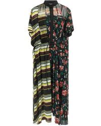 Sacai - Pattern Mix Dress - Lyst