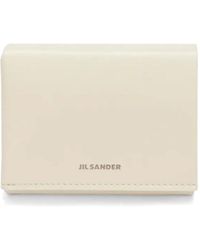 Jil Sander - Folded Leather Card Holder - Lyst