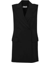 Sportmax - Stretch Wool Spxarancio Sleeveless Blazer - Lyst