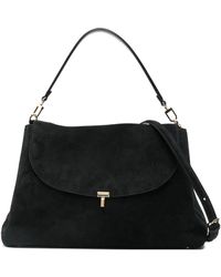 TOTEME - T-Lock Suede Satchel Bag - Lyst