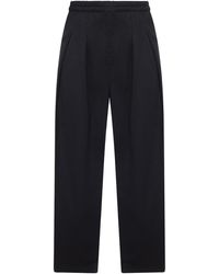 Maison Margiela - Wide Leg Cotton Blend Pants - Lyst