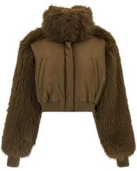 Fabiana Filippi - Bi-Material Short Jacket - Lyst