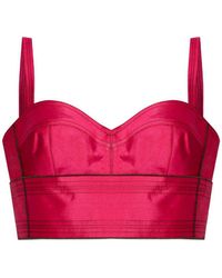 Tory Burch - Kurzes Spaghetti-Trägertop - Lyst