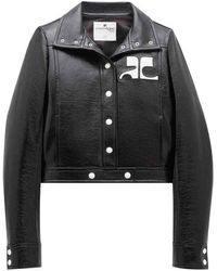 Courreges - Courrèges Vinyl Reedition Jacket - Lyst