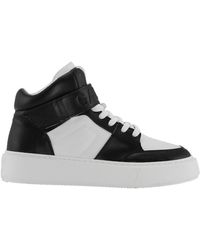 Ganni - Sporty Mix High-top Sneakers - Lyst