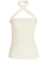 Proenza Schouler - Asymmetrical Shoulder Strap Sweater Top - Lyst