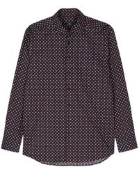 Etro - Cotton Shirt With Paisley Print - Lyst