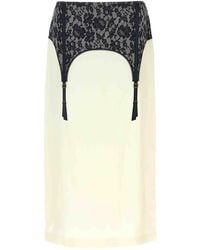 Moschino - Trompe Loeil Skirt - Lyst