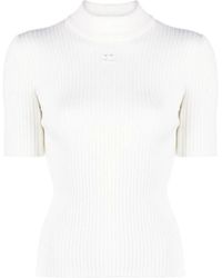 Courreges - Pullover A Collo Alto - Lyst