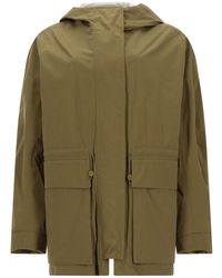 Laminar - Short Parka With Hood - Lyst