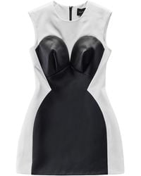 Marc Jacobs - Seamed Up Satin Dress - Lyst
