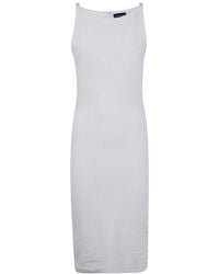 Emporio Armani - Cotton Short Dress - Lyst