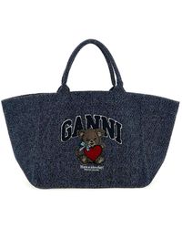 Ganni - Xxl Shopping Bag - Lyst