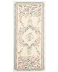 Etro - Cotton-Blend Jacquard Scarf With Floral Motif - Lyst
