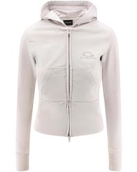 Balenciaga - Cotton Sweatshirt With Hood - Lyst