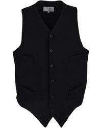 MM6 by Maison Martin Margiela - Gilet With Buttons - Lyst