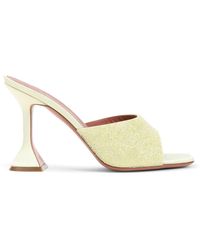 AMINA MUADDI - Lupita Crystal Dust 95 Sandals - Lyst