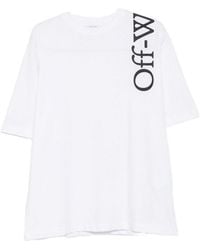 Off-White c/o Virgil Abloh - Vertical Bookish Skate Cotton T-Shirt - Lyst