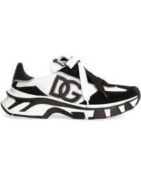 Dolce & Gabbana - Airmaster Dg Logo Patch Sneakers - Lyst