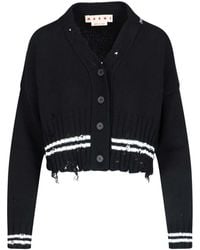 Marni - Cardigan Scollo A V - Lyst