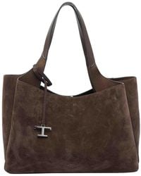 Tod's - Tods Logo Shoulder Bag - Lyst