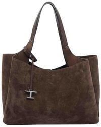 Tod's - Tods Logo Shoulder Bag - Lyst