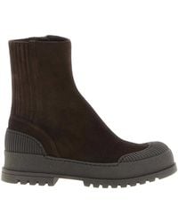 Aquazzura - Rugged Suede Ankle Boots - Lyst