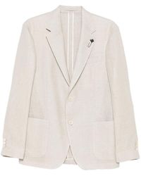 Lardini - Patch-Pocket Blazer - Lyst