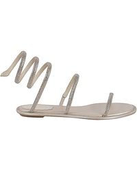 Rene Caovilla - Cleo Flat Sandals - Lyst