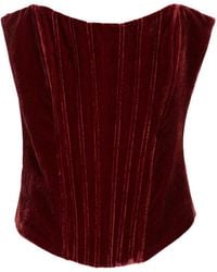 Raquel Diniz - Elena Corset Top Rayon Tops - Lyst