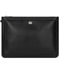 Dolce & Gabbana - Smooth Leather Rectangle Belt Bag - Lyst