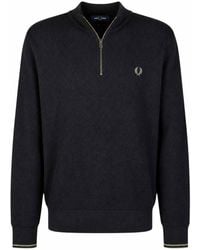 Fred Perry - Suéter Con Cuello Alto - Lyst
