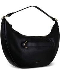 Coccinelle - Satin Leather Shoulder Bag With Buckle - Lyst