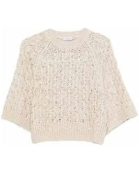 Brunello Cucinelli - Pull Col Rond - Lyst