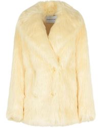 Stand Studio - Kataline Faux Fur Coat - Lyst