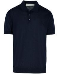 Golden Goose - Merino Wool Polo Shirt - Lyst