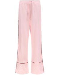 Off-White c/o Virgil Abloh - Jacquard Satin Pajama Pants - Lyst