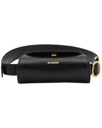 Jil Sander - Leather Cannolo Small Tote Bag - Lyst