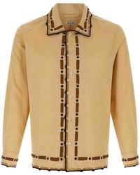 Bode - Beaded Ryegrass Shirt - Lyst