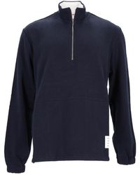 Thom Browne - Funnel Neck Half Zip Pullover - Lyst