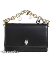 McQueen - Small Skull Clutch - Lyst