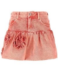 Ganni - Denim Jeans Skirt - Lyst