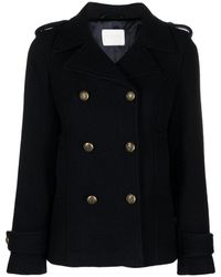 Circolo 1901 - Double-breasted Wool Coat - Lyst